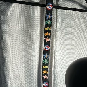 Smathers and Branson Grateful Dead Needlepoint Belt 34 32 30